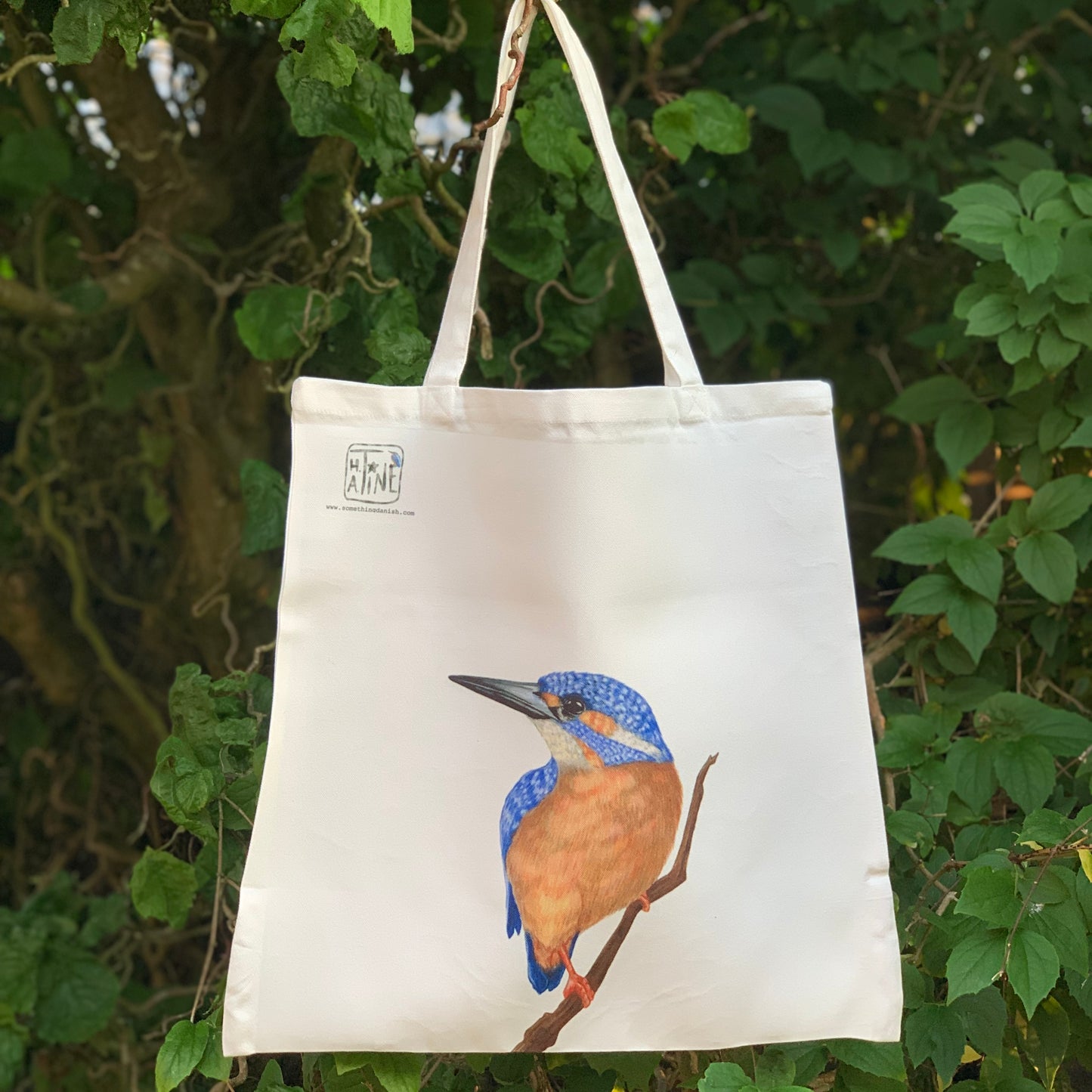 Isfugl net // Kingfisher tote bag